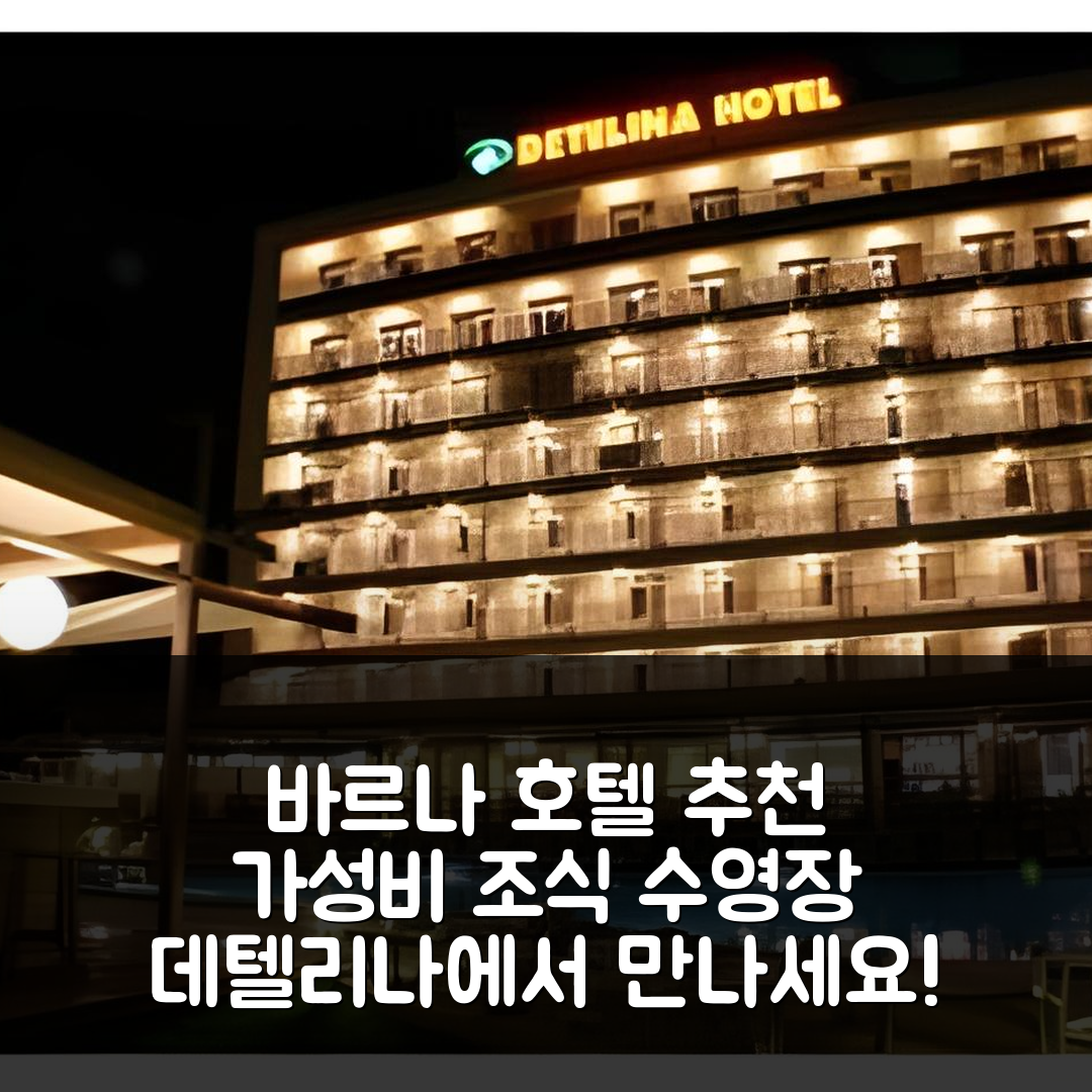 바르나 숙소 여행 호텔 추천 데텔리나 호텔 | 3가지 가성비와 조식, 수영장 정보 확인하기