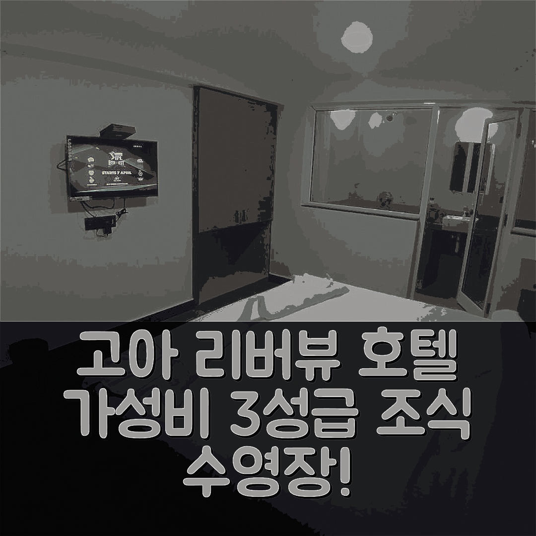 고아 숙소 여행 호텔 추천 케이스 리버뷰 | 가성비 좋은 3성급 조식과 수영장 위치 5가지