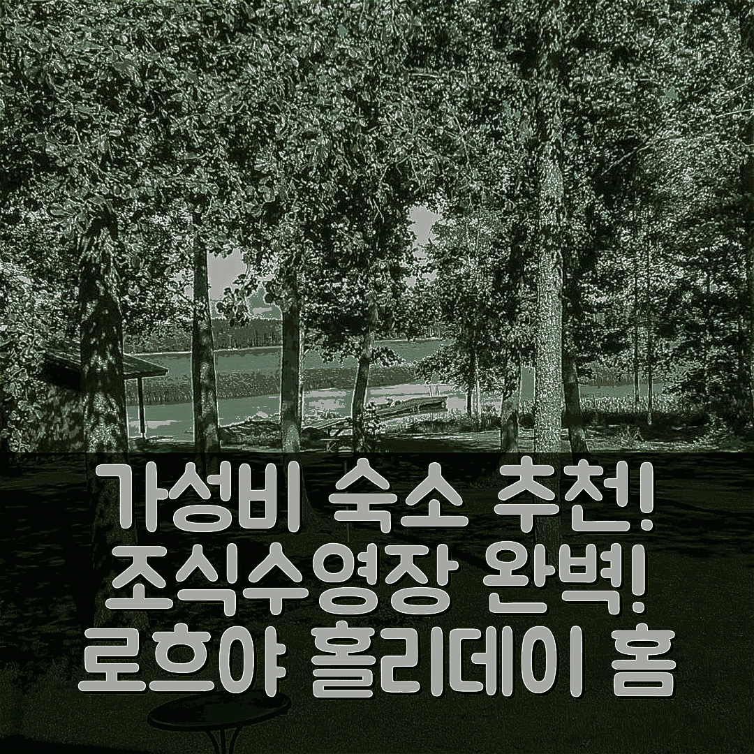 로흐야 숙소 여행 호텔 추천 홀리데이 홈 랑스트란드 스투가 | 가성비와 조식이 뛰어난 위치와 수영장 정보 5가지