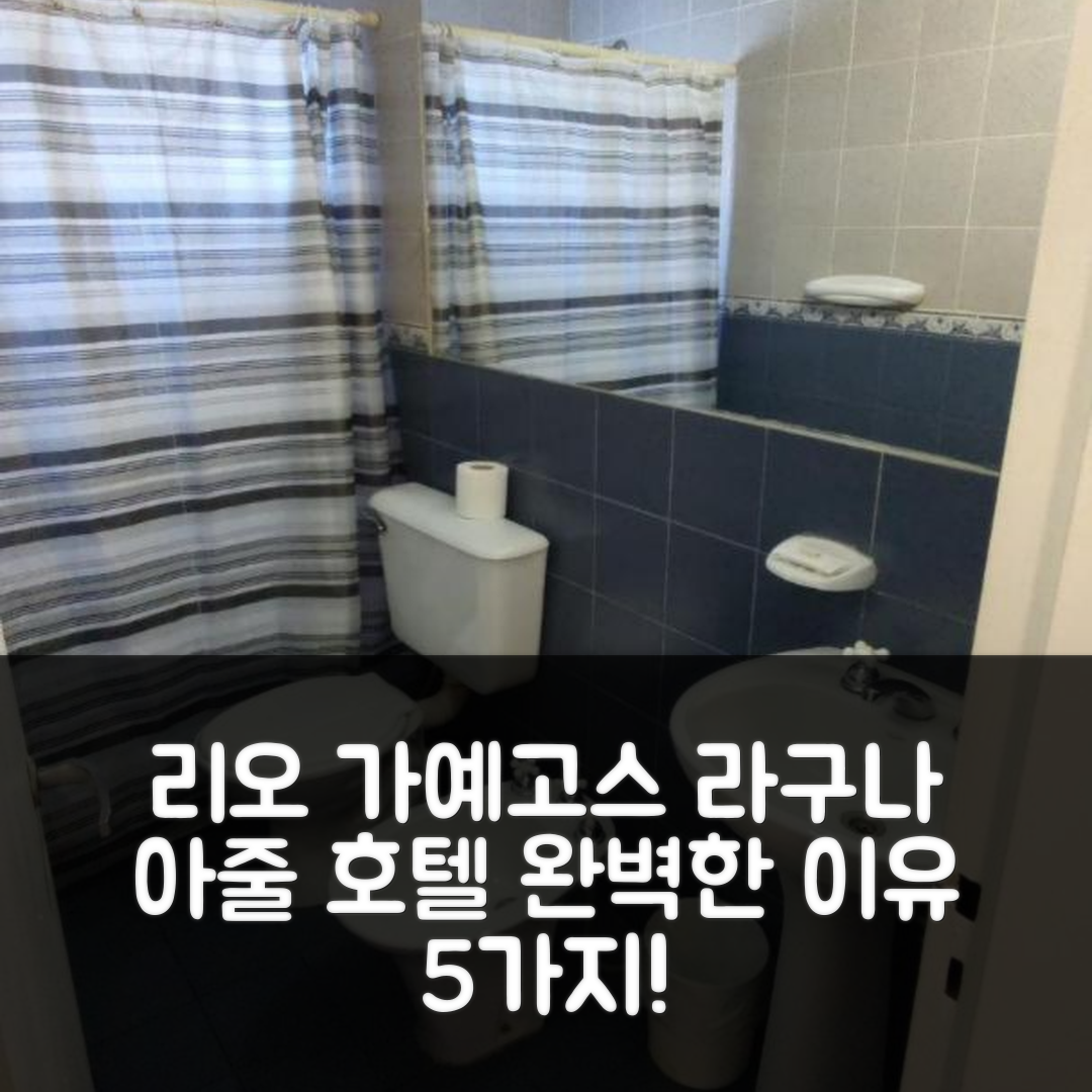 리오 가예고스 숙소 여행 호텔 추천 라구나 아술 호텔 | 조식과 수영장이 완벽한 5가지 이유