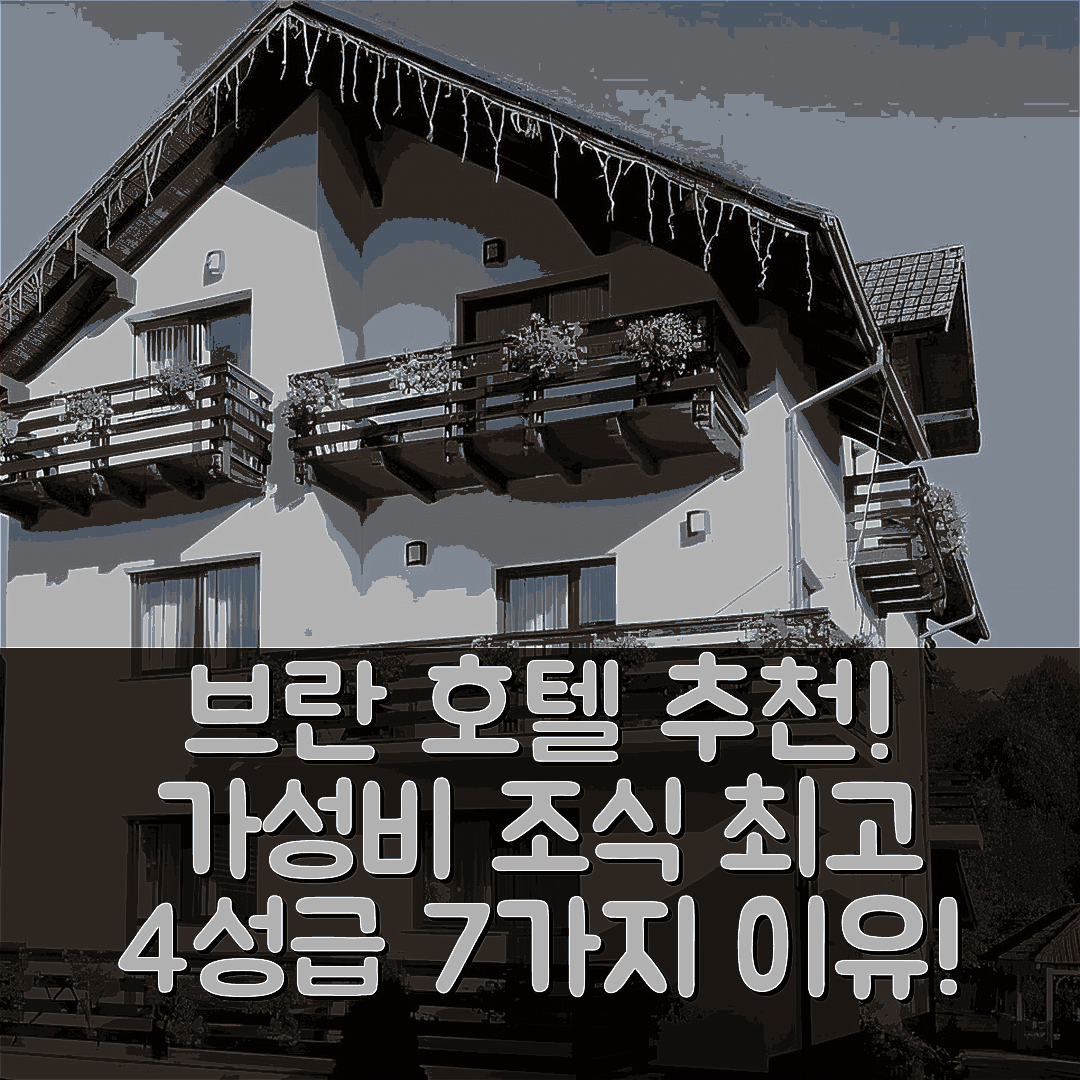 브란 숙소 여행 호텔 추천 펜시우네안드레이 모이에추 | 가성비 뛰어난 조식과 최고의 위치를 자랑하는 4성급 호텔 7가지 이유